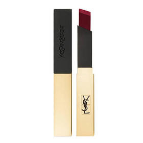 YSL/圣罗兰2018小金条哑光方管细管唇膏口红 18#深酒红色