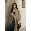 鹿向南「文诗入画」气质复古长款风衣女秋新款小众卡其色宽松外套 商品缩略图2