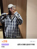 韩国订单格子纹带帽衬衫衬衣08262 商品缩略图0