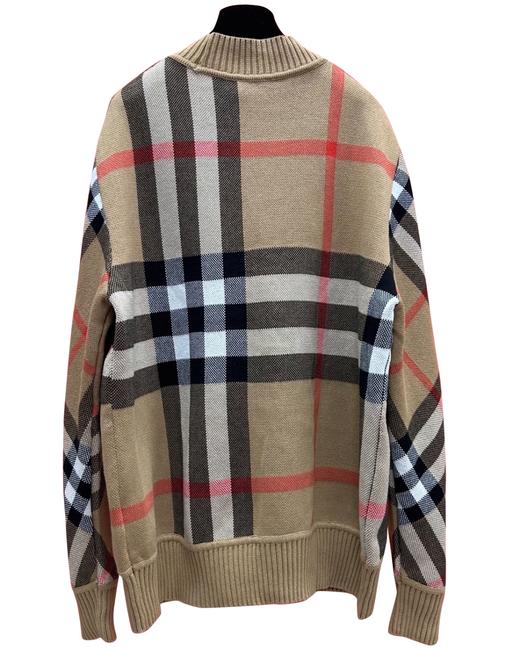 中性款格子针织毛衣开衫007 商品图1