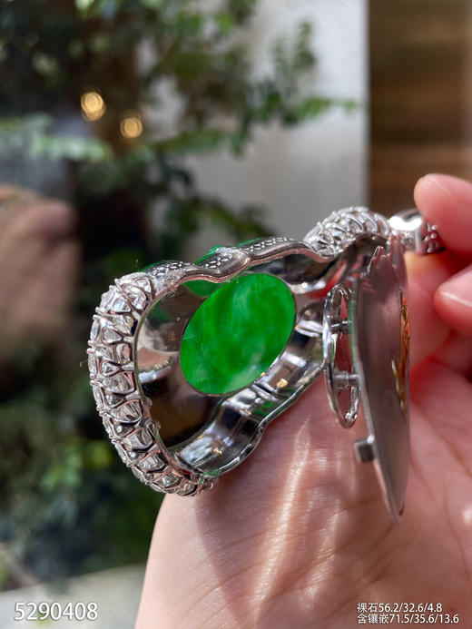 高冰种艳绿观音吊坠【5290408】具体价格微信咨询 商品图7