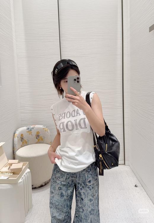 TY21-DIOR迪奥 FW25 棉质字母无袖背心 女款 多色（QQ） 商品图2