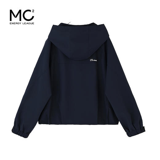 女装连帽净色下摆打褶外套-8008J5232003 商品图4