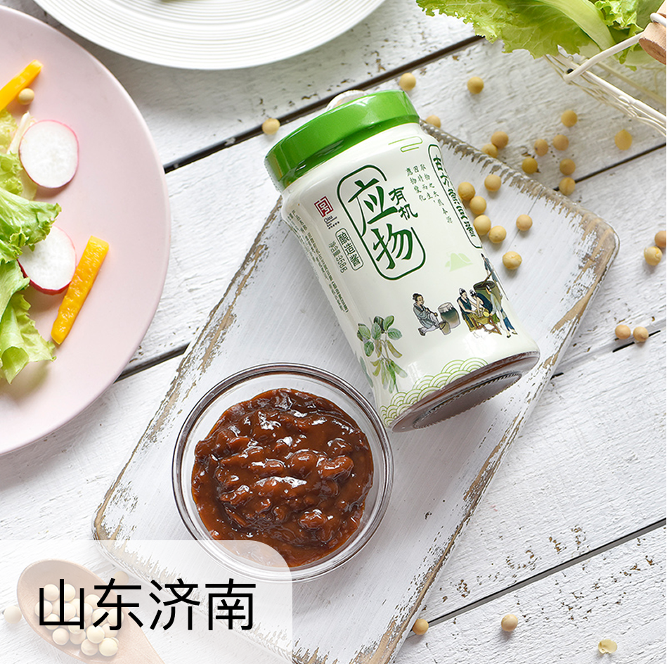 有机黄豆酱  358g/瓶