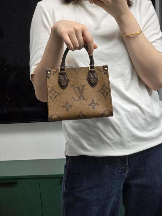 BT036-驴家 ONTHEGO BB 字母徽标丛林包 皮革 单肩斜挎手提包（BT*ZJ） 商品图11