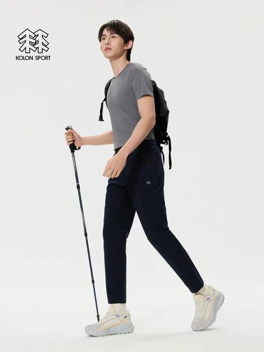 点此购买 可隆春秋季徒步登山男士横纹针织长裤 ye 328990 商品图1