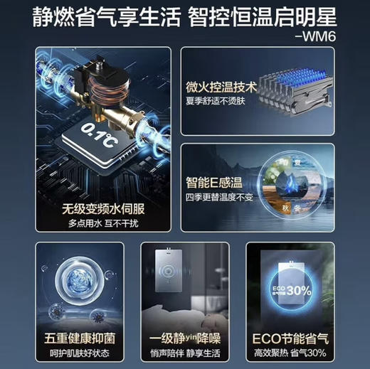 海尔（Haier）热水器 JSQ25-13WM6DWMGU1 商品图2