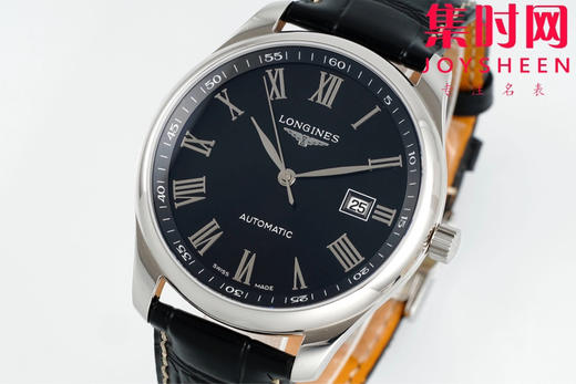 AF浪琴名匠3点历系列 名匠42mm 黑盘罗马面 男士腕表
机芯：搭载改L888.5 商品图1