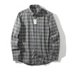 100％纯棉！秋冬休闲保暖柔软磨毛格子长袖衬衫 商品缩略图1