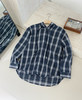 韩国订单格子纹带帽衬衫衬衣08262 商品缩略图5