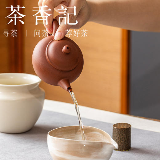茶香记 润砂堂福利品原矿红皮龙8杯标准水平紫砂壶150ml经典壶型优质泥料 商品图4