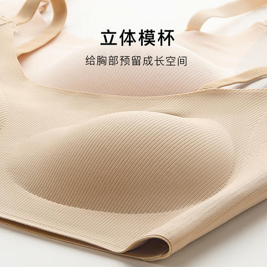 【校服不透】二阶段初高中生少女文胸隐形粉底肤提拉矫姿运动防震692沐歌少女 商品图2