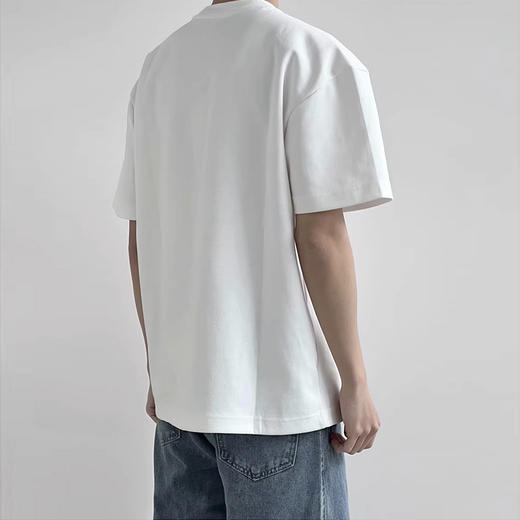 裁缝学苑MH02新款美式复古拼接短袖圆领T恤纸样男装宽松上衣样板 商品图2