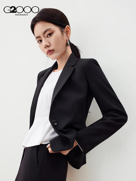 G2000【三防科技/商场新款】女装FW25商务通勤修身剪裁正装西服56211033