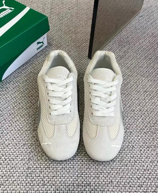 PUMA Speedcat Premium 舒适百搭 薄底鞋 防滑耐磨 低帮 生活休闲鞋 男女同款 云端白 HY004（ZX*HY） 商品图1