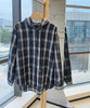 韩国订单格子纹带帽衬衫衬衣08262 商品缩略图7