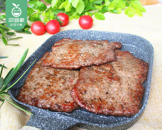 漳州仲堂鲜手工黑胡椒牛排（500g±20g/包 4-6片）生产日期: 4月 商品图2