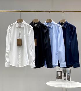 Burberry  巴宝莉 男士专属TB刺绣标识图案弹力棉府绸长袖衬衫