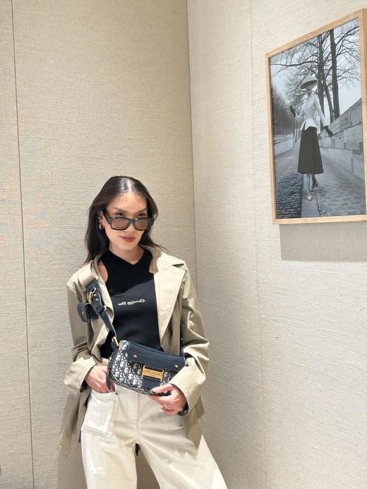 BT335-迪奥 Streetchic 复古金色五金件装饰 小牛皮 单肩包 多色 商品图2