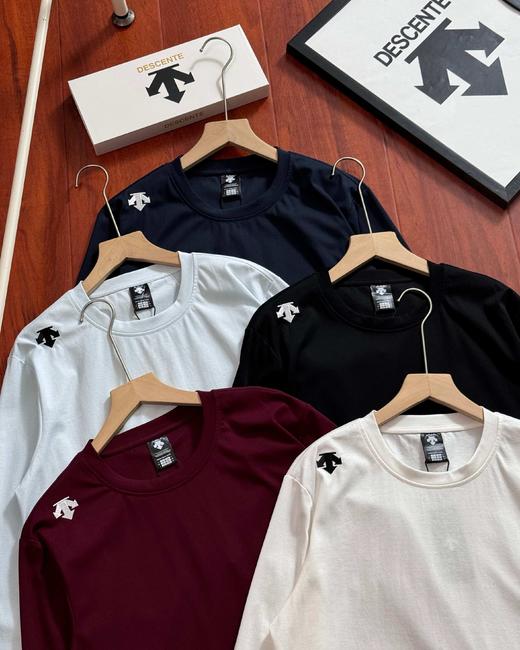 【高品质盒装】 DESCENTE / 迪桑特刺绣基础长袖T恤 商品图6