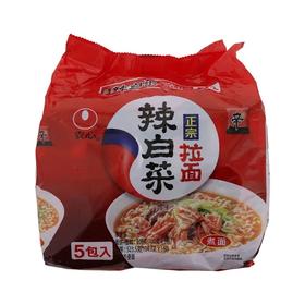 【超市】农心辣白菜拉面120g*5
