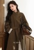 鹿向南「星河缪斯」秋季咖色长款风衣外套新款高级通勤宽松大衣女 商品缩略图5
