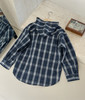 韩国订单格子纹带帽衬衫衬衣08262 商品缩略图6