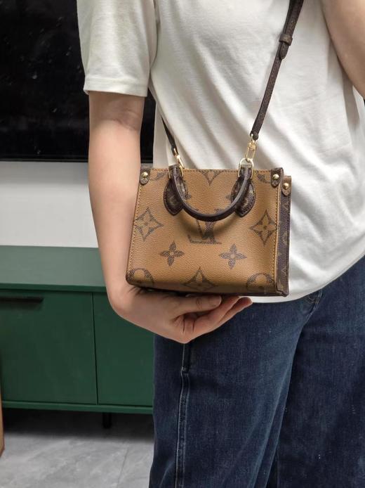 BT036-驴家 ONTHEGO BB 字母徽标丛林包 皮革 单肩斜挎手提包（BT*ZJ） 商品图6