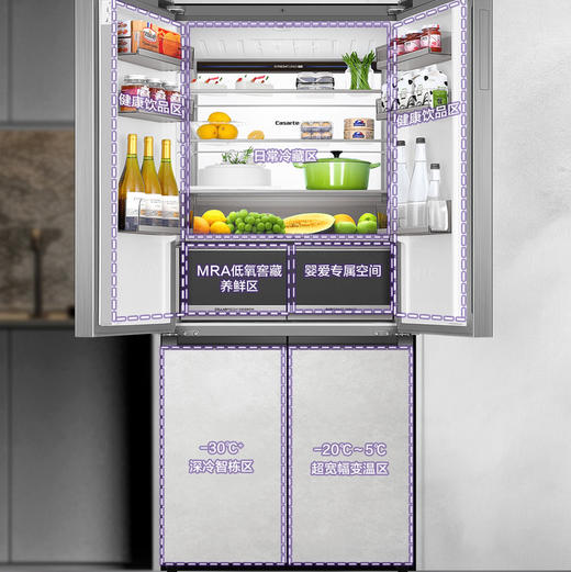 卡萨帝（Casarte）冰箱 BCD-551WLCTDM4GDU1 商品图6