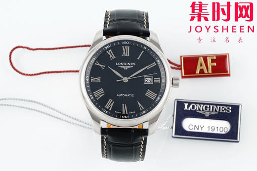 AF浪琴名匠3点历系列 名匠42mm 黑盘罗马面 男士腕表
机芯：搭载改L888.5 商品图0