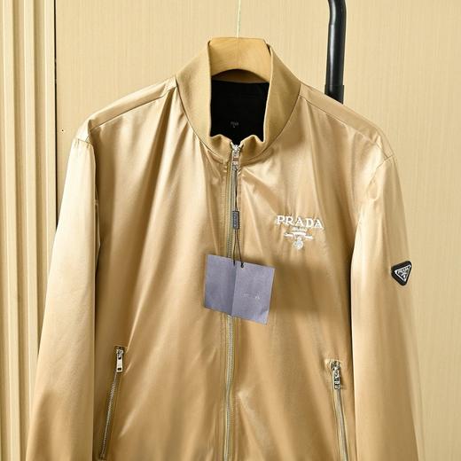 【鼎级复刻 纯甄品质】  /普家2025秋季经典三角铁标拼接拉链外套立领夹克 商品图4