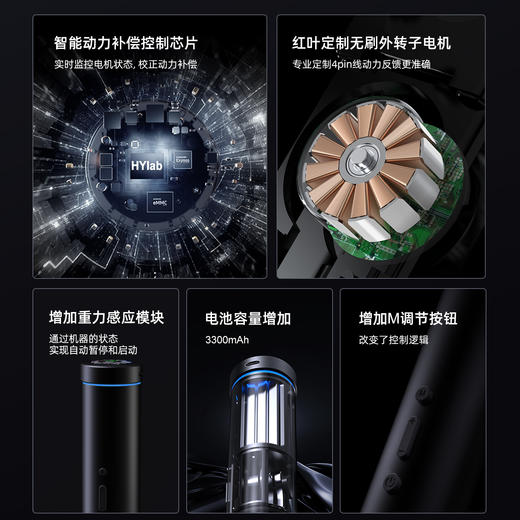 新款红叶指环Pro三模式无线纹身笔马达直驱割线打雾惊蛰刺青器材 商品图1