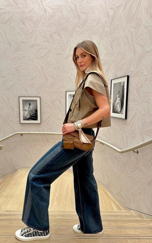 BT335-迪奥 Streetchic 复古金色五金件装饰 小牛皮 单肩包 多色 商品图9