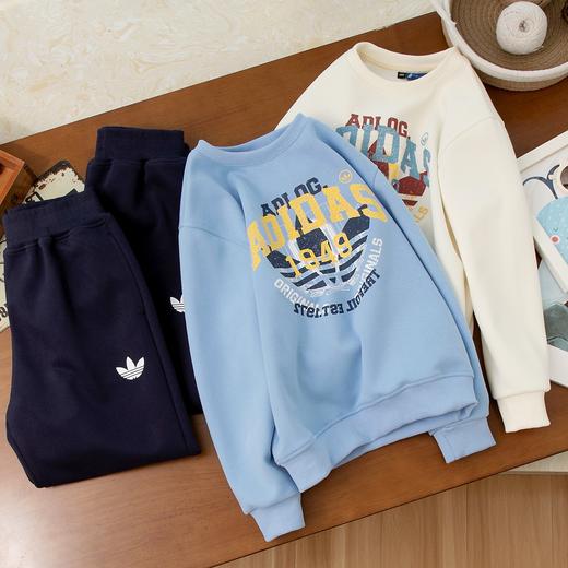 点此购买 130-170阿迪秋季中大童男童运动套装儿童秋款卫衣+裤子 gl 329031 商品图6