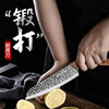 拜格（BAYCO） 锻打锤纹木柄菜刀三件套斩骨刀菜刀水果刀不锈钢刀具套装 ZH7213 商品缩略图6