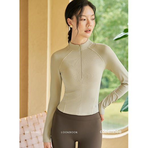 KR05521	卡益加绒长袖不可插胸垫 商品图2