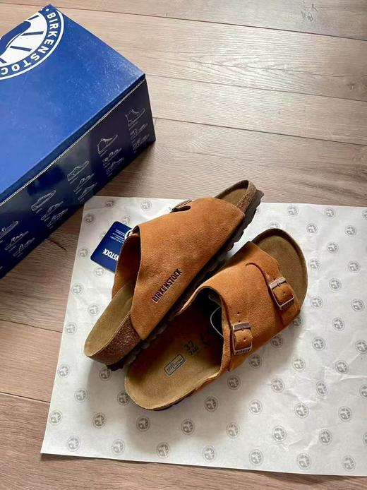 无敌脚感！小卡扣情侣款birk* 勃肯拖鞋。不退可换码～ 商品图3