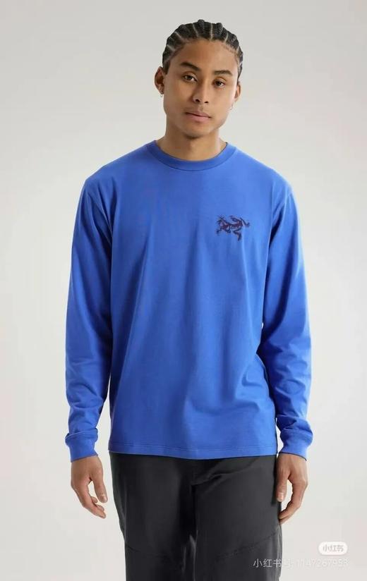 袅家秋季新品男棉质长袖T恤 商品图2