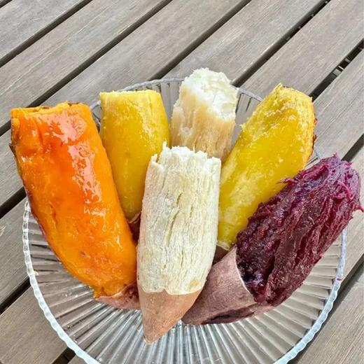 【云南四拼彩云蜜薯】四重风味，一口吃遍云南山海~个个都是糖化好的，每一种单拎出来都超好吃 1️⃣云溪红蜜2️⃣榴莲金蜜3️⃣奶油哈蜜4️⃣糖心紫蜜 🏔️ 云南高原海拔2500米生态种植 商品图9