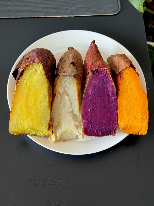 【云南四拼彩云蜜薯】四重风味，一口吃遍云南山海~个个都是糖化好的，每一种单拎出来都超好吃 1️⃣云溪红蜜2️⃣榴莲金蜜3️⃣奶油哈蜜4️⃣糖心紫蜜 🏔️ 云南高原海拔2500米生态种植 商品图8