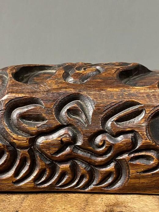 花梨木满工雕云纹卷轴镇尺，顺丰包邮 商品图9