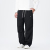 【DMH】大依优型大码阔腿裤男士休闲裤卫裤潮流美式高腰显瘦阔腿裤秋季新款时尚宽松直筒男胖子300斤 商品缩略图5