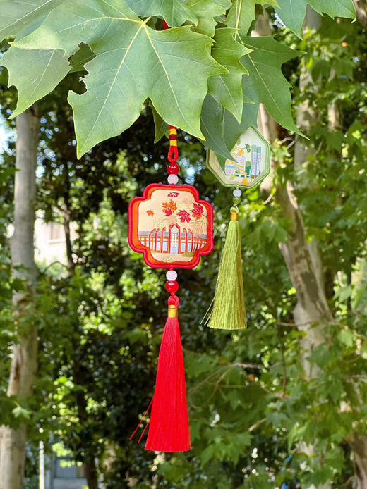 华科大织锦香囊挂件 商品图5