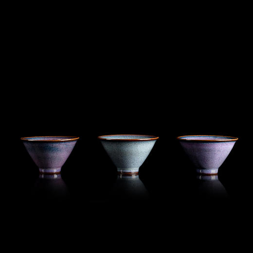 问鼎钧瓷铁胎斗笠杯（单杯） 商品图1