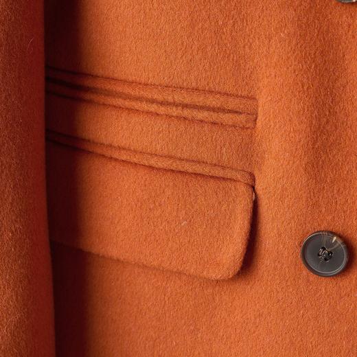 【断码处理】羊毛双面毛呢大衣西装领尼外套 商品图3