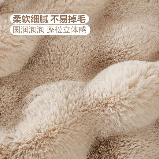 MM 山姆 Member's Mark 抗静电泡芙毯 流沙金 180cm*200cm 商品图3