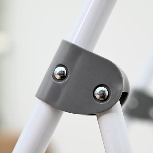 家居必备轻量化二脚蹬高强度外贸5806款  家用折叠伸缩加厚合金便携多功能人字梯两步安全梯凳 商品图5