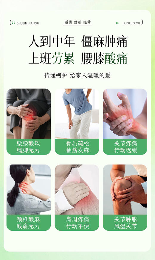 直发 【发2瓶】 3秒深层渗透，快速舒缓不适 【舒筋健骨活络油】 商品图4