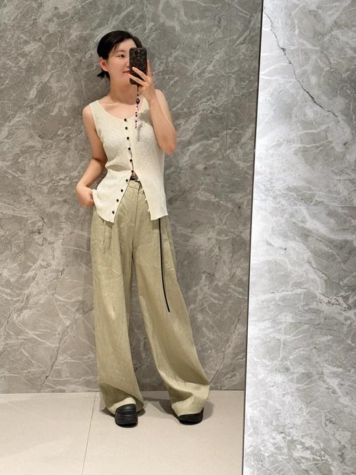 【高品质私服】【MC亚麻高腰及地直筒阔腿裤】以亚麻定下舒适基调 感受夏日清风与自由G1518-CC【无标出货 介意慎拍】 商品图2