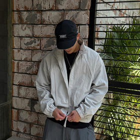 徐太浪【切割缉明线 cleanfit】拉链立领夹克男春秋运动防风外套